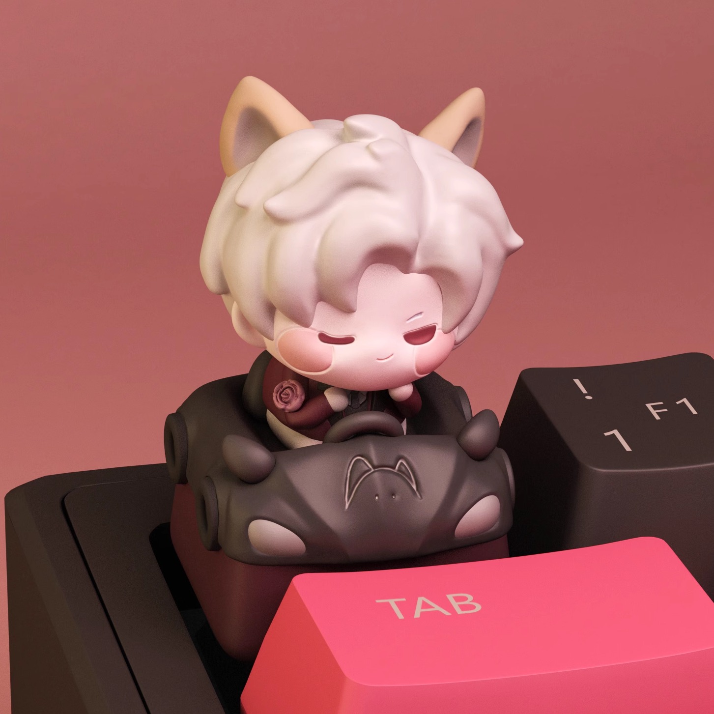 Keycap Artisan Anime - Teclas Artesanales Love And Deepspace, Qin