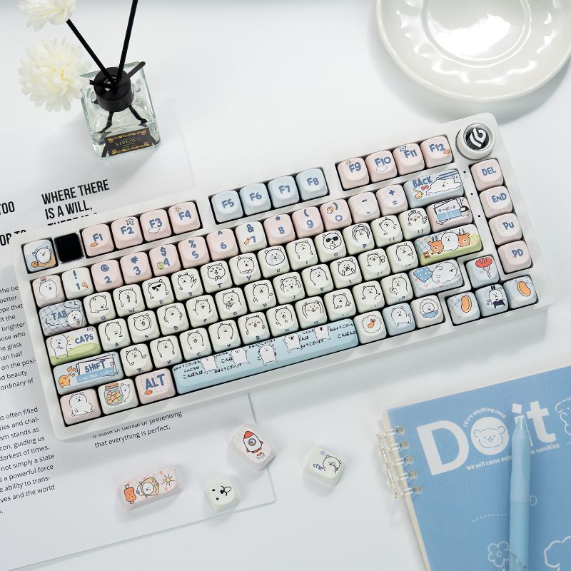 Lindas Teclas PBT con Diseño d - Keycap Artisan Anime reseña y precio