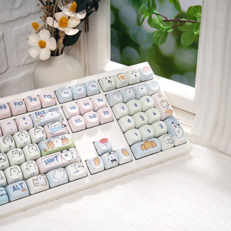 Lindas Teclas PBT con Diseño d - Keycap Artisan Anime reseña y precio