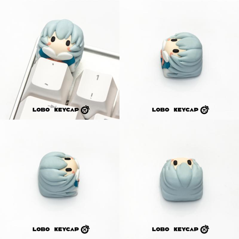 Evangelion Keycap Anime Kawaii - Keycap Artisan Anime reseña y precio