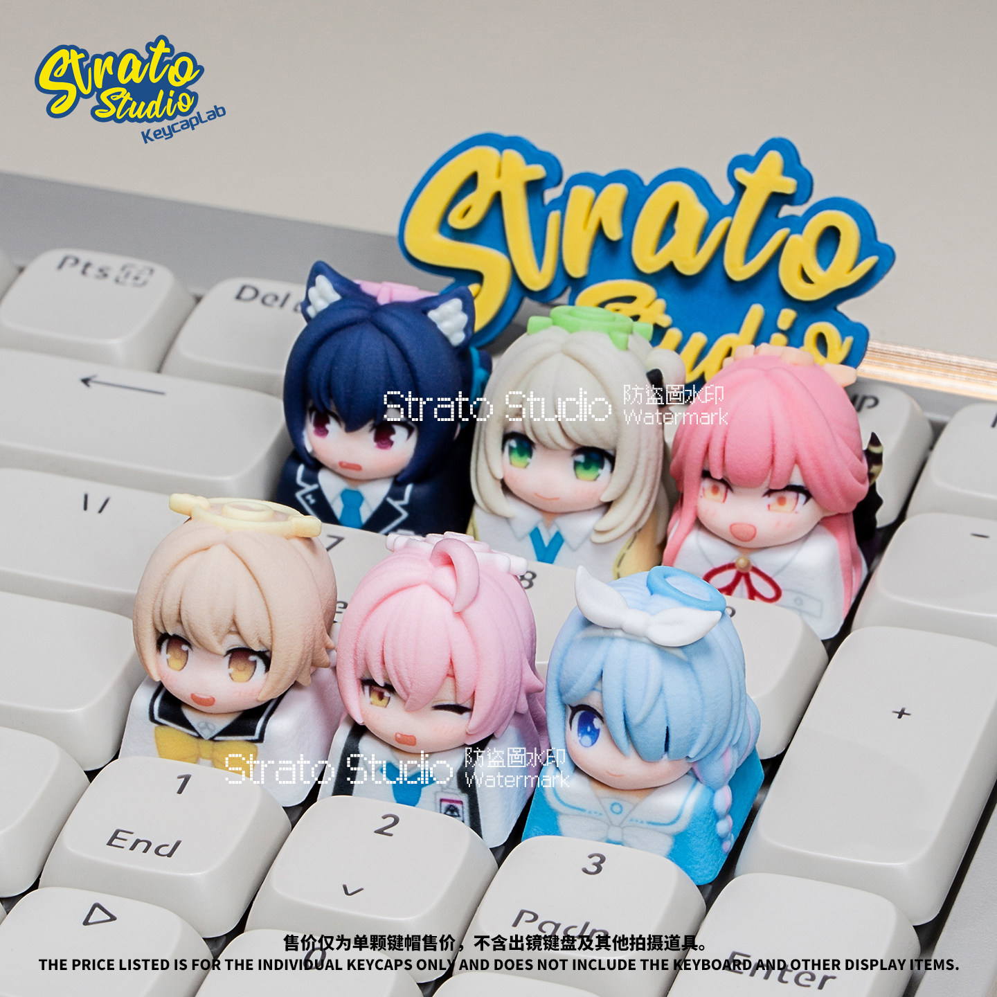 Nuevas teclas de resina con pe - Keycap Artisan Anime reseña y precio