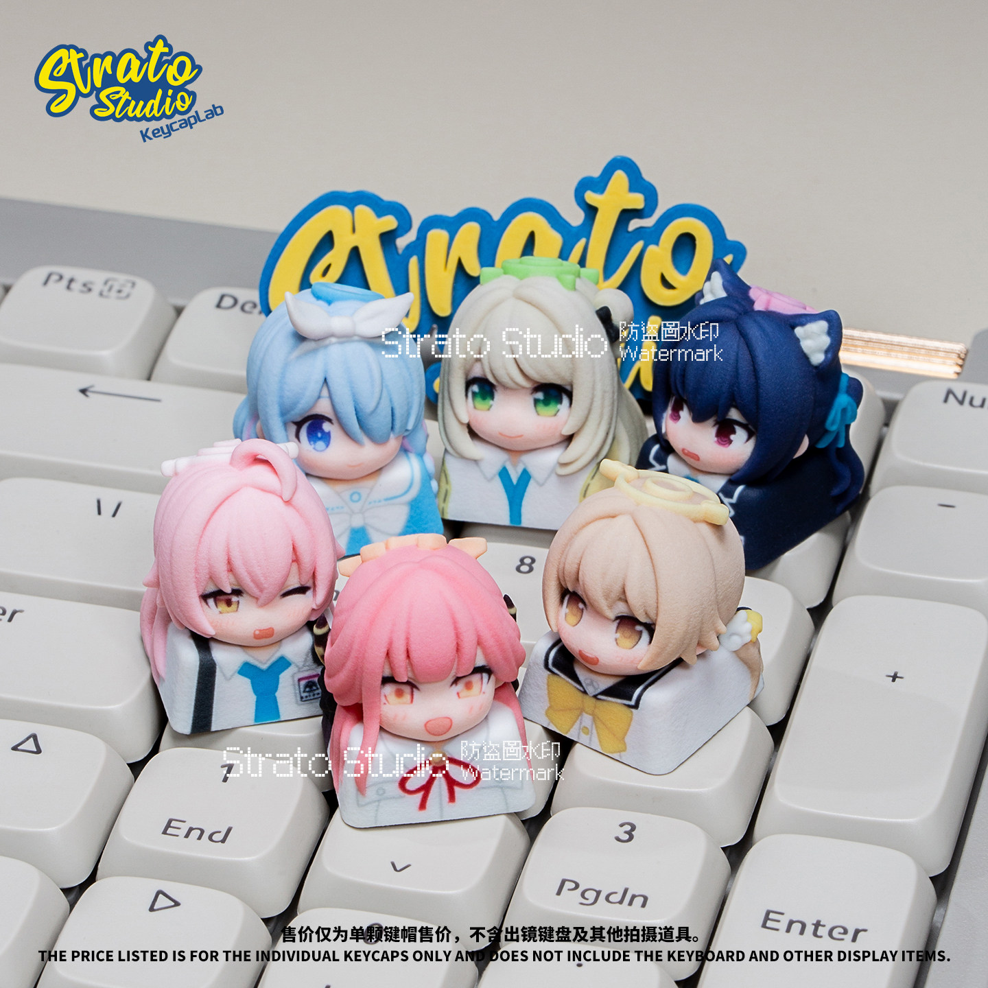 Nuevas teclas de resina con pe - Keycap Artisan Anime reseña y precio