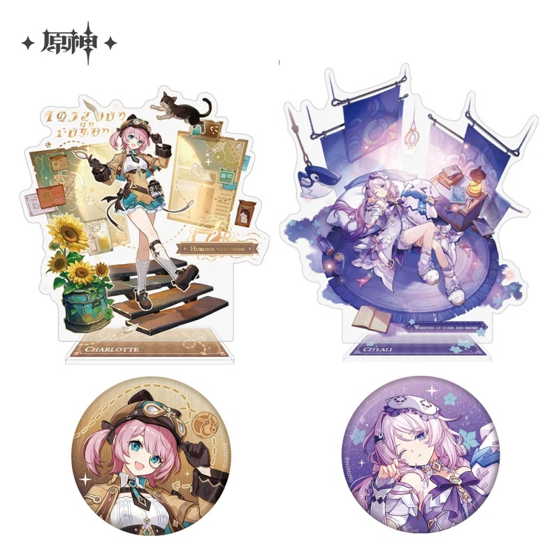 Set Oficial de Pin y Soporte p - Charlotte Anime Merchandise reseña y precio