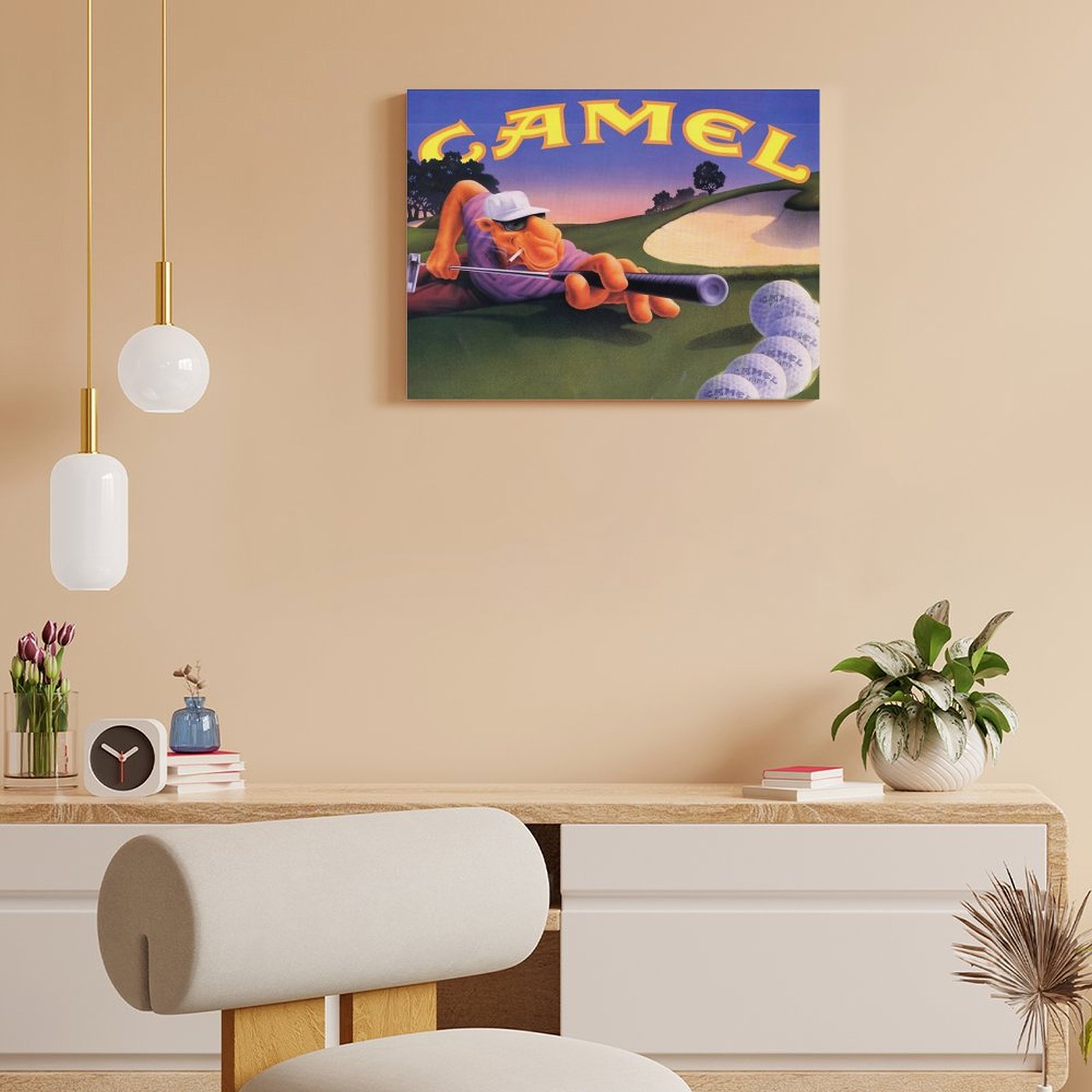 Vintage Joe Camel ruleta anunc - Art Print Framed reseña y precio