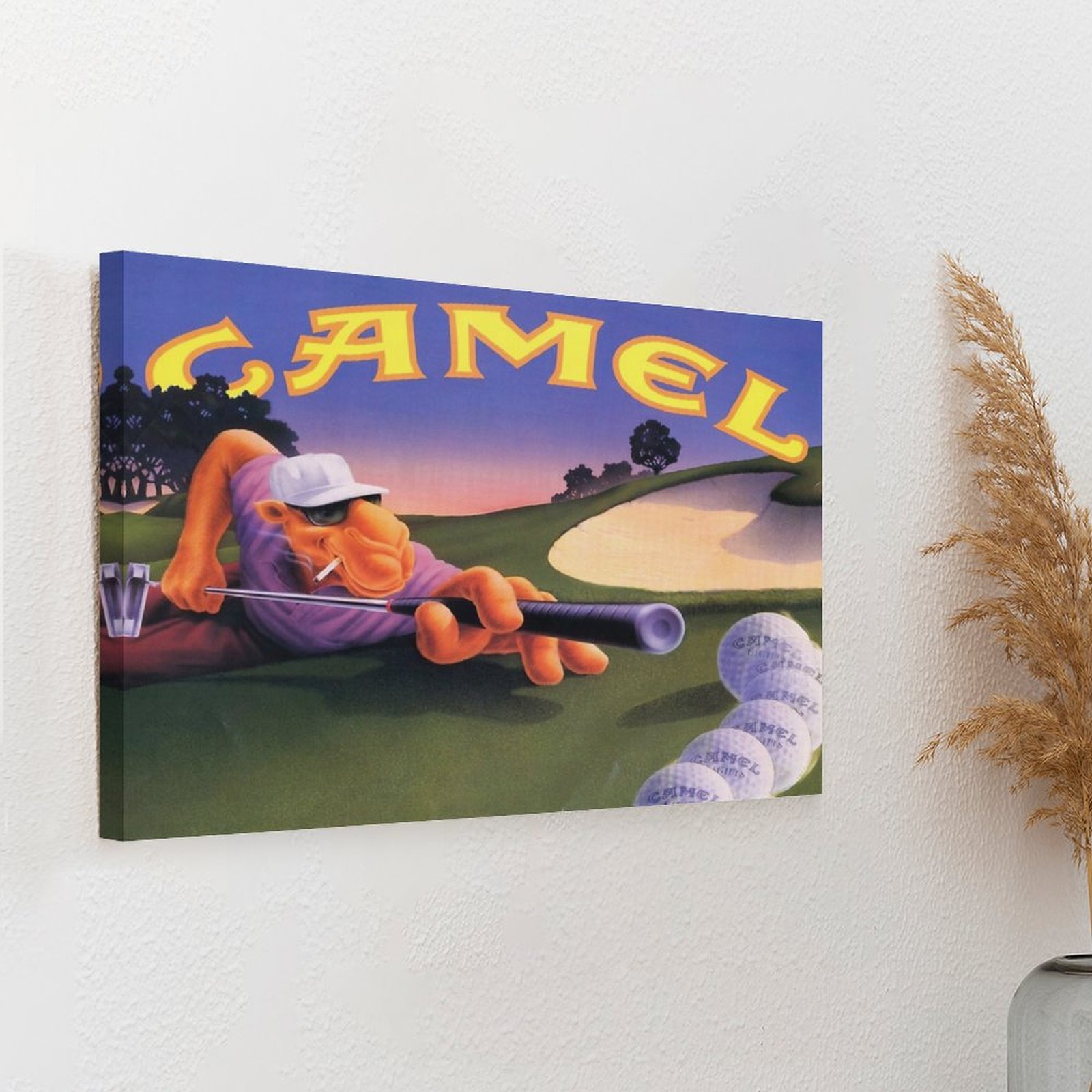 Vintage Joe Camel ruleta anunc - Art Print Framed reseña y precio