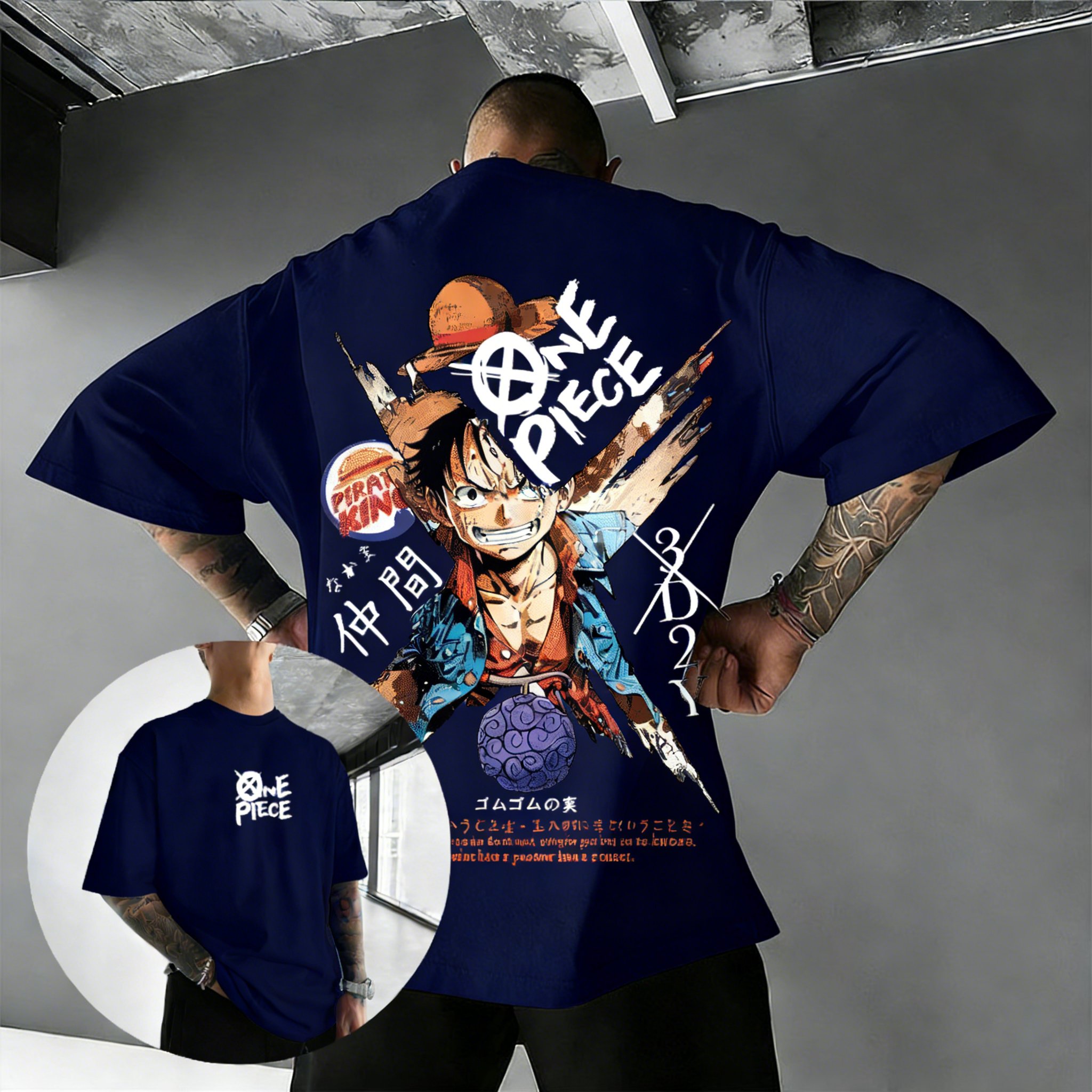 Camiseta de Anime One Piece Lu - Anime Merchandise Store In Japan reseña y precio