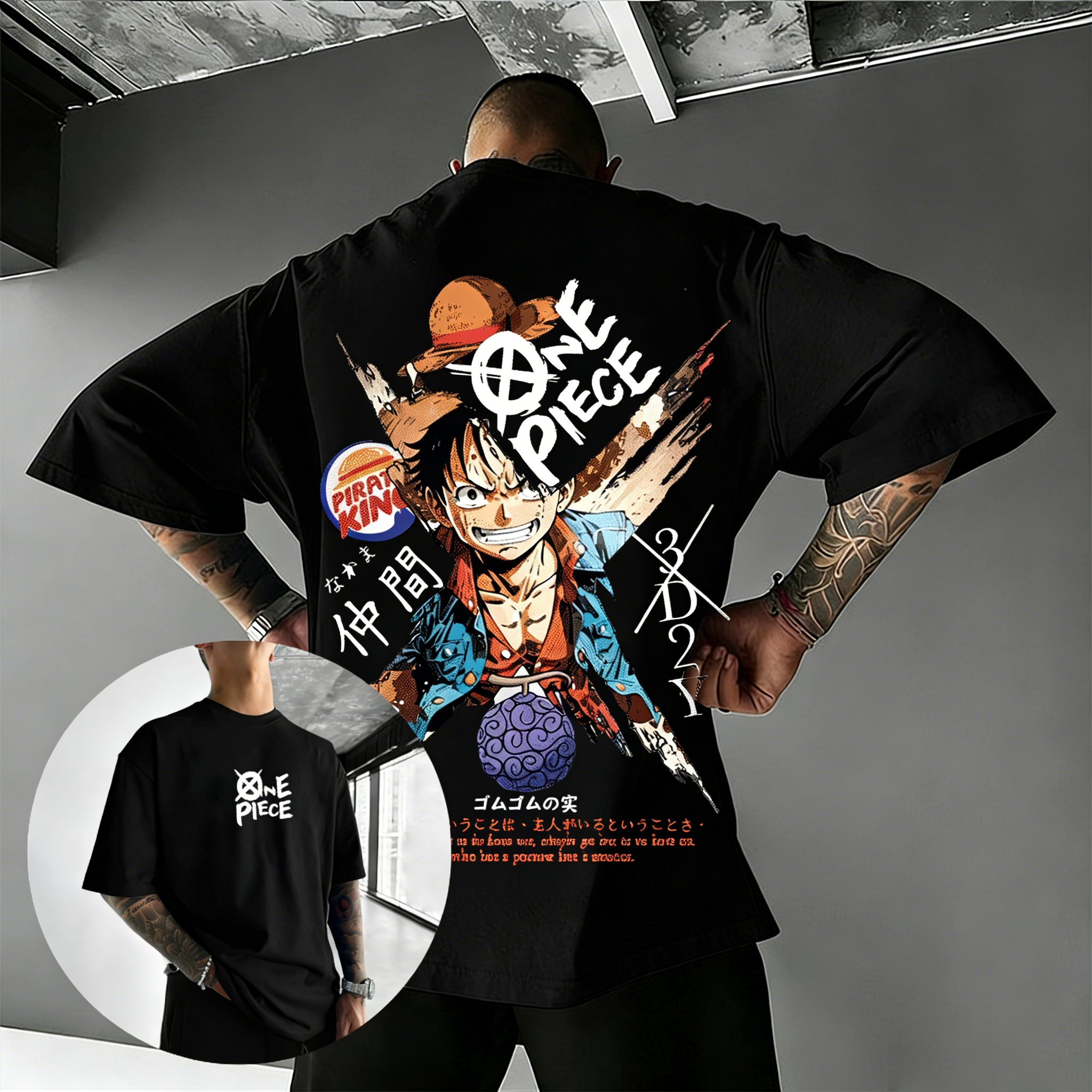 Camiseta de Anime One Piece Lu - Anime Merchandise Store In Japan reseña y precio