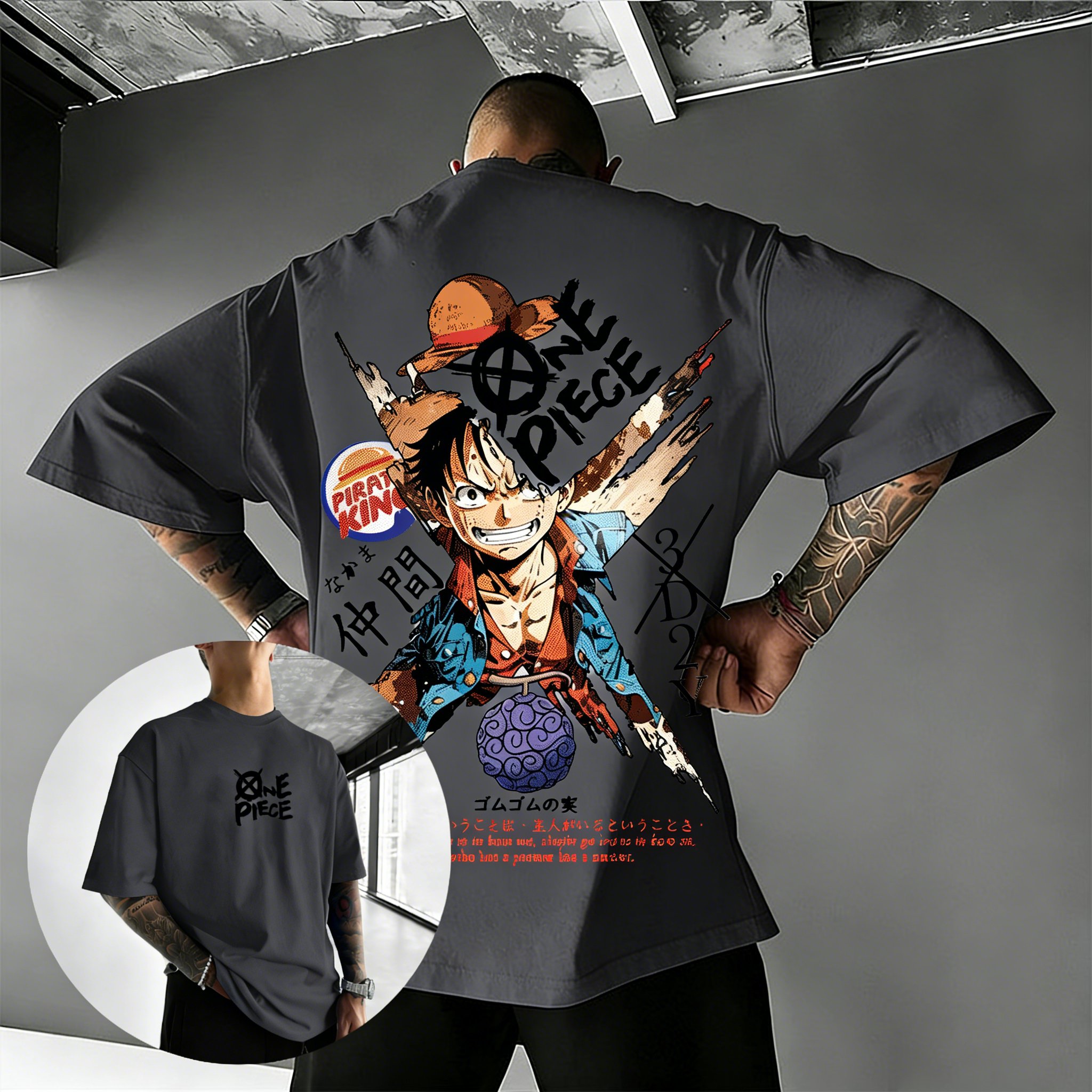Camiseta de Anime One Piece Lu - Anime Merchandise Store In Japan reseña y precio