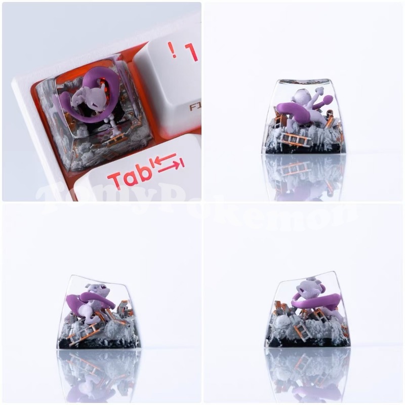 Teclas de Pokémon Mewtwo Umbre - Keycap Artisan Anime reseña y precio