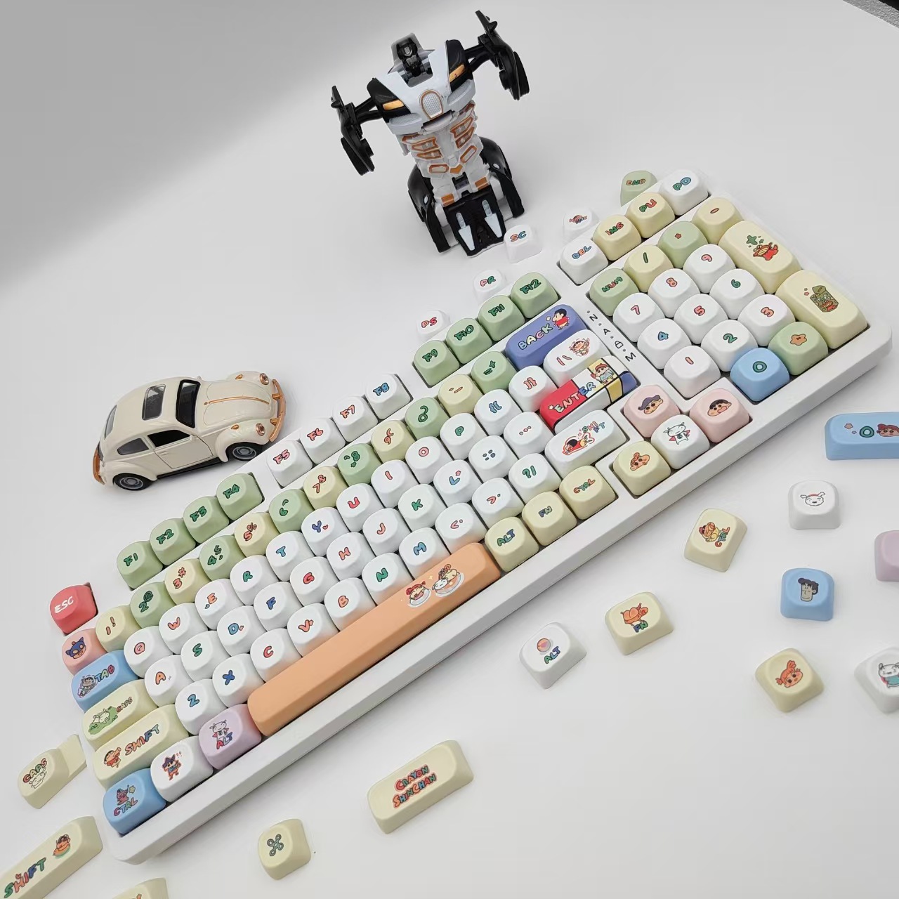 Tecla MOA de Crayon Shin-chan, - Keycap Artisan Anime reseña y precio