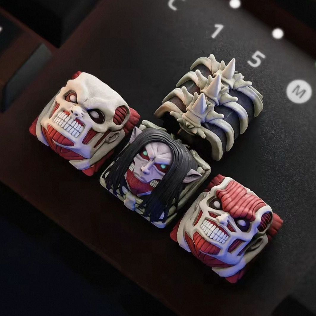 Nuevo juego de teclas de la ma - Keycap Artisan Anime reseña y precio