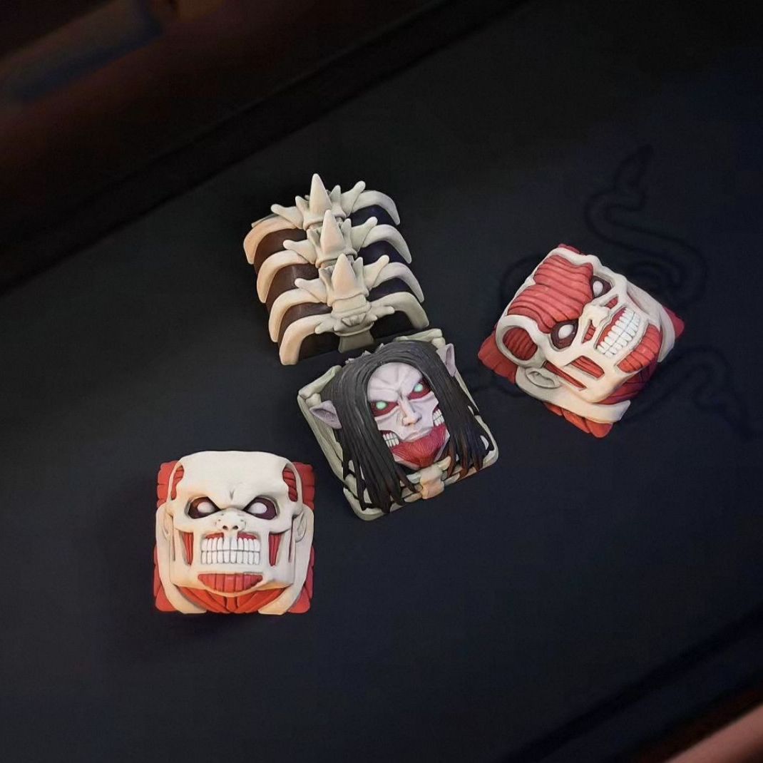 Nuevo juego de teclas de la ma - Keycap Artisan Anime reseña y precio