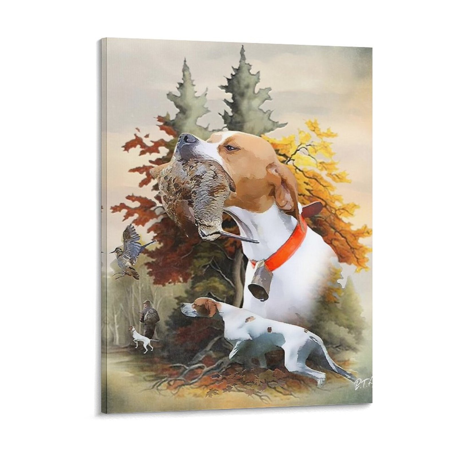 Puntero en inglés, cuadro sobr - Art Print Framed reseña y precio