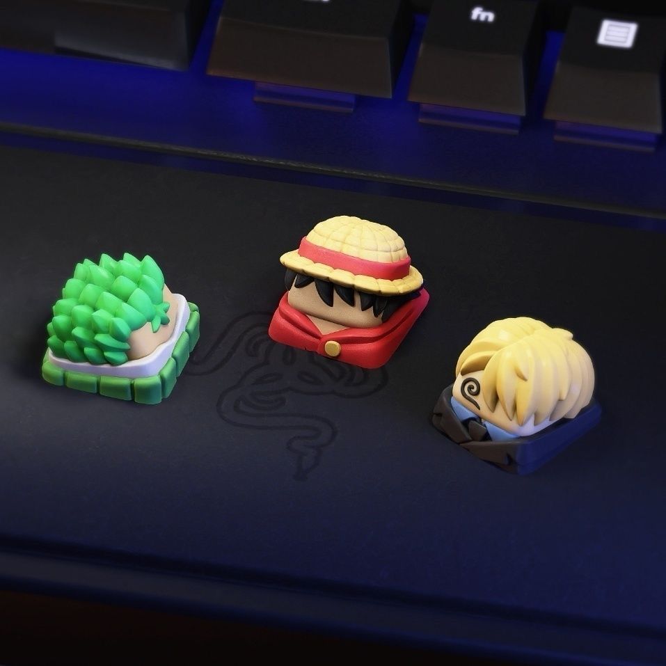 Nuevas Teclas Kawaii de ONE PI - Keycap Artisan Anime reseña y precio