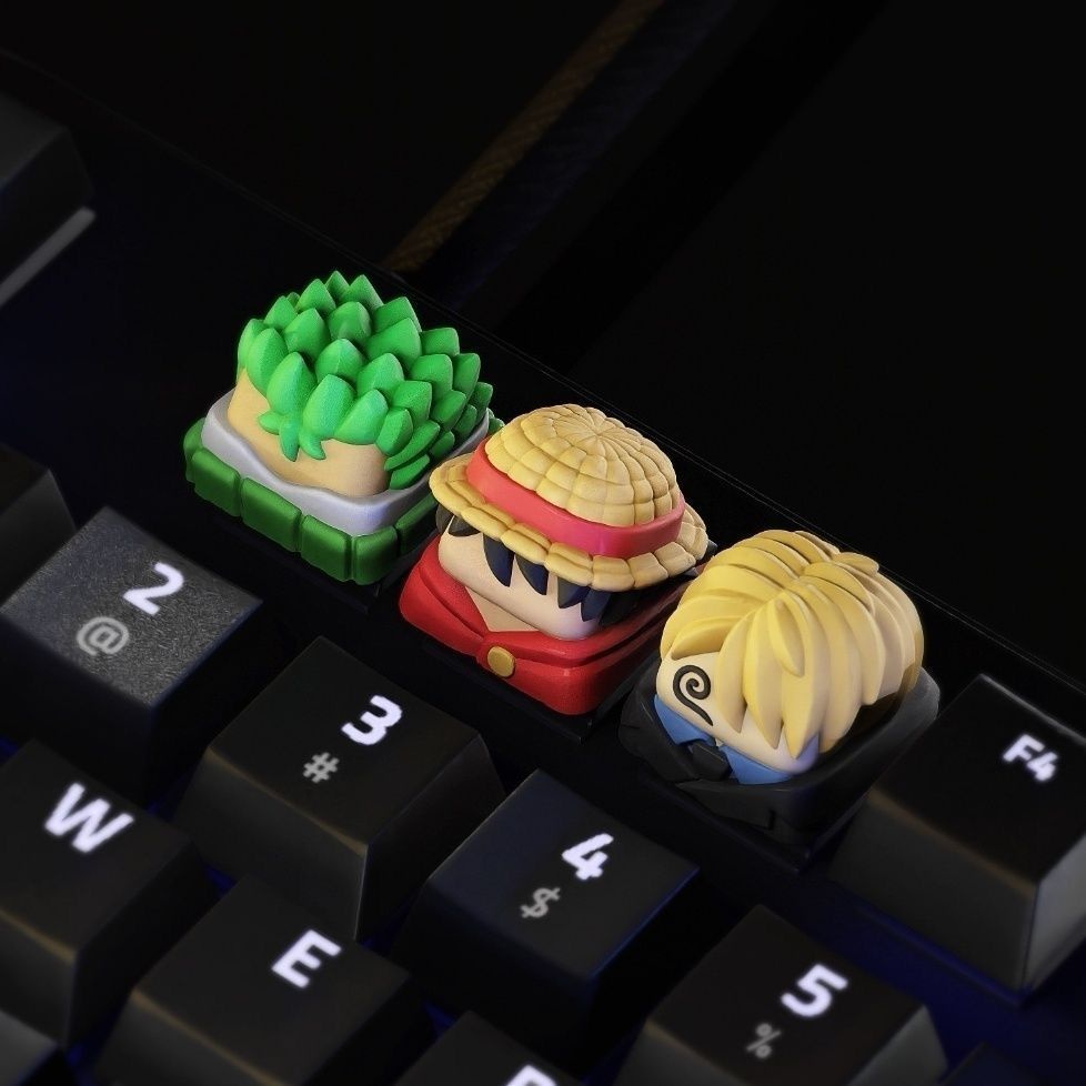 Nuevas Teclas Kawaii de ONE PI - Keycap Artisan Anime reseña y precio